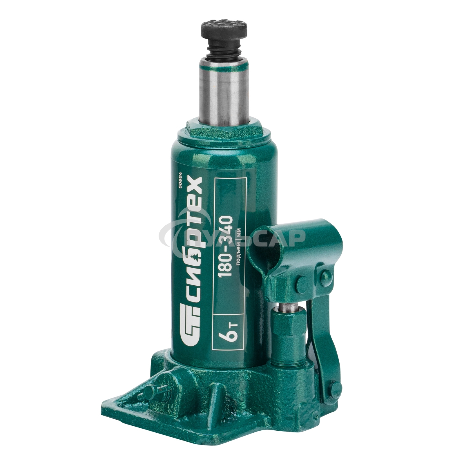 Домкрат гидравлический Сибртех бутылочный, 6т, 180-340мм