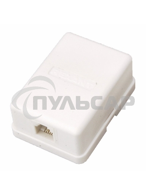 Рoзетка телефонная внешняя PROconnect, 1 порт RJ-11(6P-2C), категория 3, (50 шт/уп)