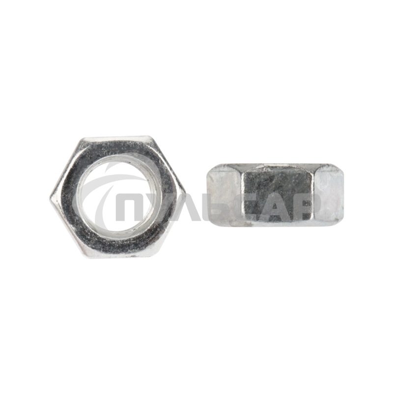 Гайка шестигранная KRANZ DIN 934, M12, короб (25 шт./уп.)