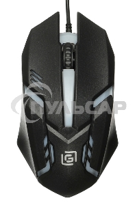 Мышь проводная Oklick 396M INSOMNIA черный, 1000 dpi, USB, кнопки - 3