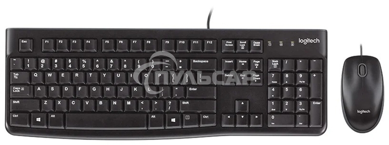 Комплект клавиатура + мышь Logitech Desktop MK120 (русская раскладка)