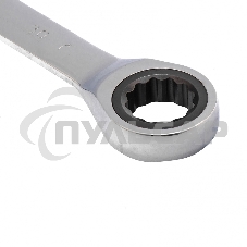 Ключ комбинированный трещоточный Matrix, 30 мм, CrV зеркальный хром