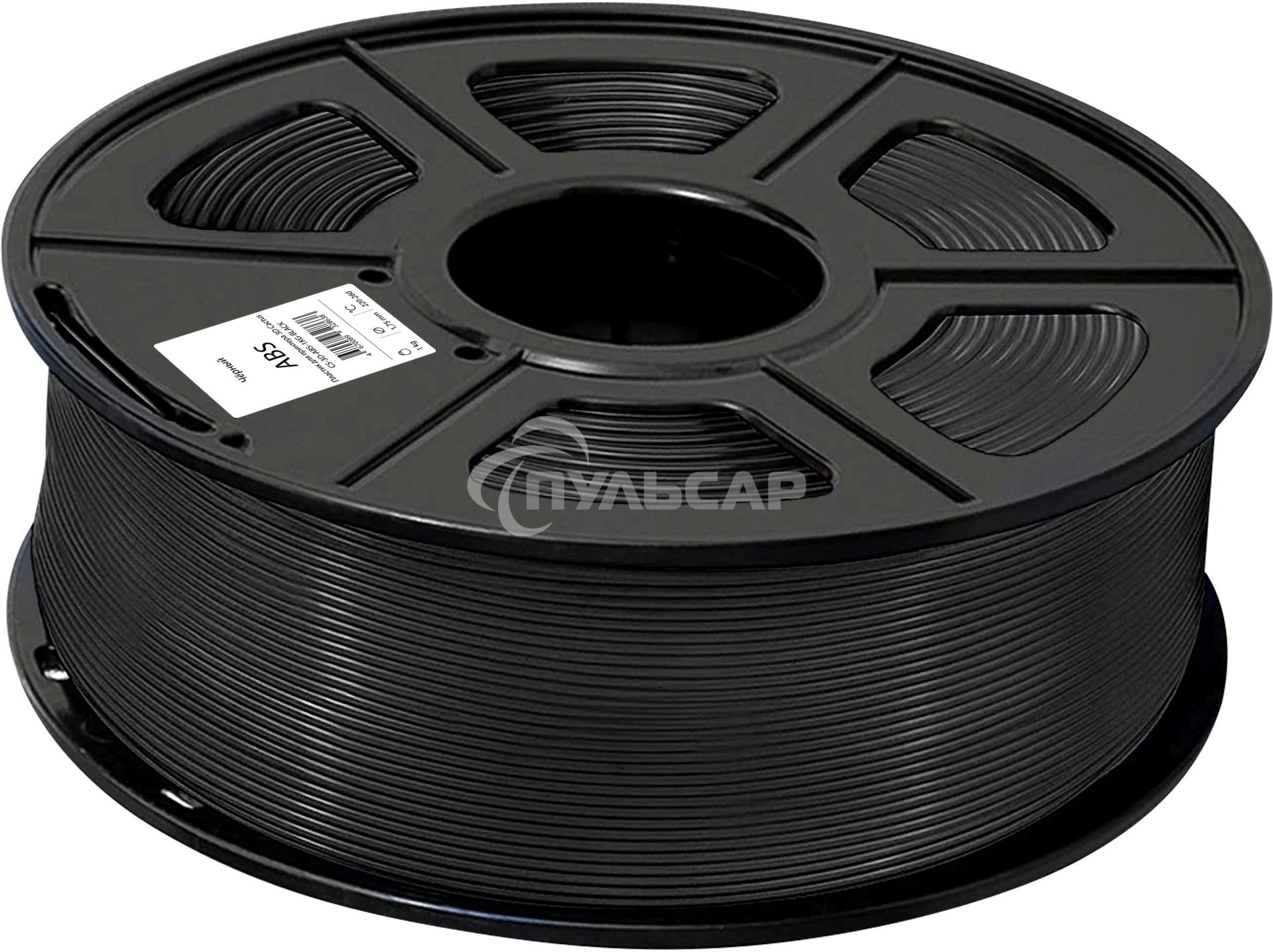 Пластик для принтера 3D Cactus CS-3D-ABS-1KG-BLACK ABS d1.75мм 1кг 1цв. черный