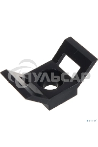 Площадка для крепления стяжки Rexant (ПС-2) 29x15 мм, черная, упаковка 100 шт.