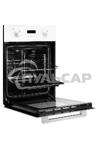 Электрический духовой шкаф Monsher MOE 4592 Blanc ширина 45 см, High-Tech, 50 л, гидролизная очистка, 9 режимов, белый