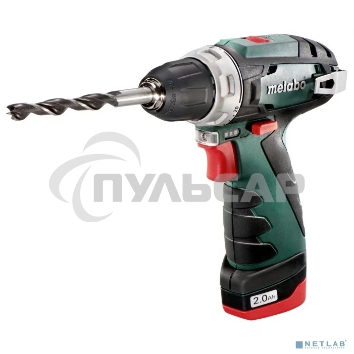 Аккум.дрель METABO PowerMaxx BS (600079550)2х2А·ч в сумке