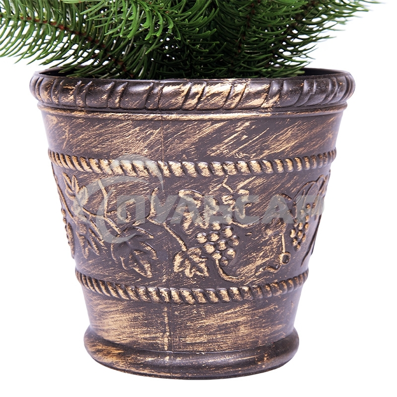 Елочка Neon-night 45 см в пластиковом горшке, Литая