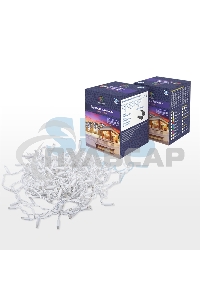 Гирлянда Neon-night Айсикл (бахрома) светодиодный, 2,4х0,6м, эффект мерцания, белый провод, 230 В, диоды СИНИЕ, 88 LED