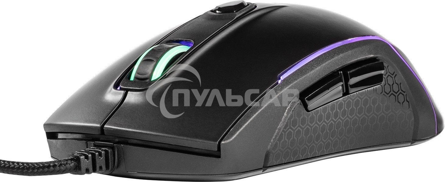 Мышь проводная Harper Gaming Kickback GM-P05 черный, 10000 dpi, USB, кнопки - 8