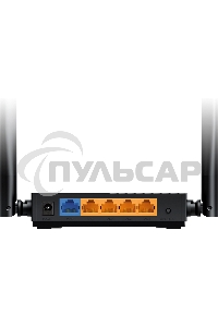 Роутер TP-Link Archer A64 AC1300 Wi-Fi роутер с MU-MIMO. RouterSPEED: 400 Mbps at 2.4GHz + 867Mbps at 5GHz SPEC: 4×Antennas, 1×Gigabit WAN Port + 4×Gigabit LAN Ports FEATURE: Tether App, WPA3, Access Point Mode, IPv6 Supported, IPTV, Beamforming, Smart Co