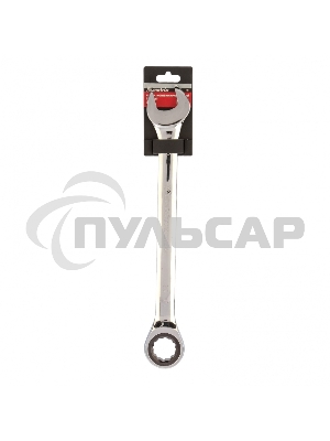 Ключ комбинированный трещоточный Matrix, 30 мм, CrV зеркальный хром