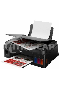 МФУ струйное Canon PIXMA G3410 (2315C009), A4, цветное, печ. 8.8 стр/мин (ч/б) 5 стр/мин (цвет), скан. до 19 стр/мин., 4800x1200 dpi (принтер) 1200х600 dpi (сканер), USB, Wi-Fi