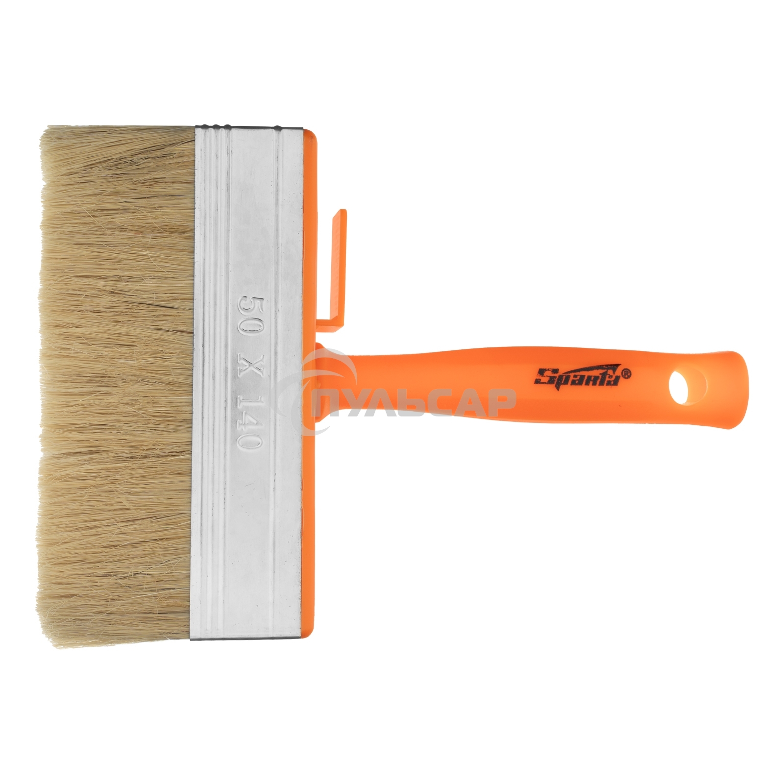 Кисть-ракля, 50х140 мм, натуральная щетина, пластмассовый корпус, пластмассовая ручка Sparta