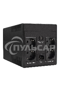 Источник бесперебойного питания ExeGate SpecialPro Smart LLB-1500.LCD.AVR.EURO.RJ 1500VA/950W, LCD, AVR, 4 евророзетки, RJ45/11, черный