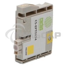 Картридж струйный Cactus CS-EPT0634 желтый (10 мл) для Epson Stylus C67/C87/CX3700/CX4100/CX4700