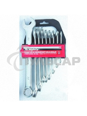 Набор комбинированных ключей Matrix (6-22 мм) 9 шт.
