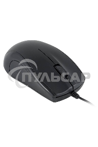 Мышь проводная Oklick 185M черный, 1200 dpi, USB, кнопки - 3