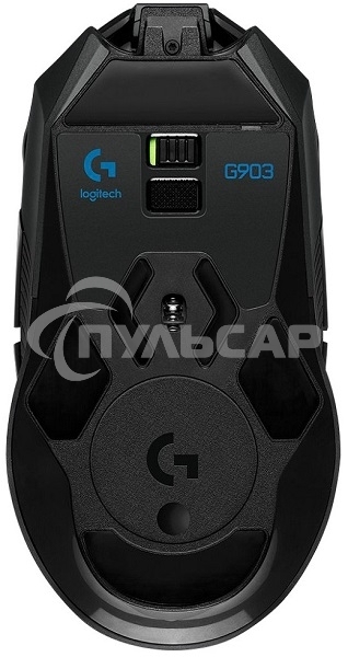 Мышь беспроводная Logitech G903 LIGHTSPEED черный, 25600 dpi, радиоканал, USB, кнопки - 11