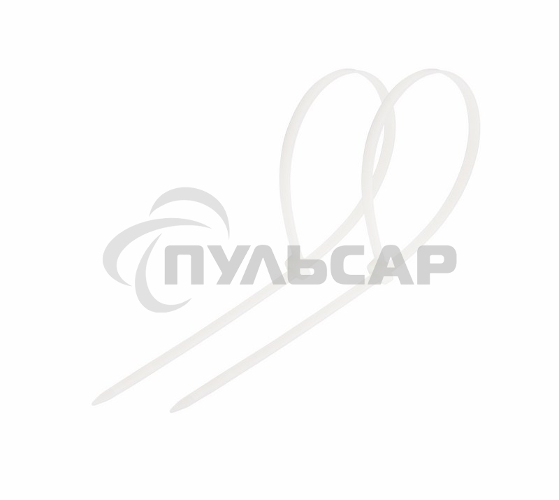 Хомут-стяжка кабельная нейлоновая Rexant 150 x3,6 мм, белая, упаковка 100 шт.