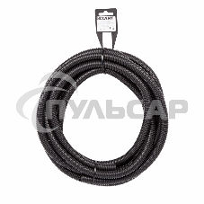 Труба автомобильная гофрированная ПП, Ø12,7 мм, разрезная, бухта 5 м/уп.