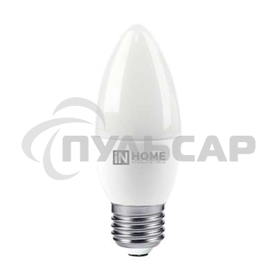 Лампа светодиодная LED-СВЕЧА-VC 11Вт 230В E27 4000К 990лм IN HOME 4690612020495