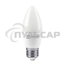 Лампа светодиодная LED-СВЕЧА-VC 11Вт 230В E27 4000К 990лм IN HOME 4690612020495