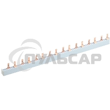 Шина соединительная PIN 2п 100А (дл.1м) IEK YNS21-2-100 Шина соединительная PIN 2п 100А (дл.1м) IEK YNS21-2-100