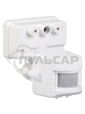 Датчик движения Iek LDD13-019-1100-001 ДД 019 белый, макс. нагрузка 1100Вт, угол обзора 120град., дальность 12м, IP44, ИЭК