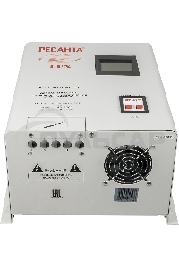 Стабилизатор напряжения Ресанта АСН-8 000 Н/1-Ц 63/6/17 Стабилизатор Lux 220В±8%, Габ. 305х190х360, Вес 15кг
