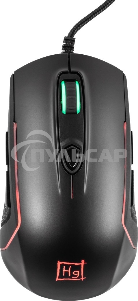 Мышь проводная Harper Gaming Kickback GM-P05 черный, 10000 dpi, USB, кнопки - 8