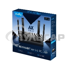 Роутер беспроводной Cudy WR1500 AX1500 10/100/1000 черный