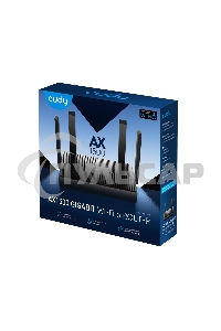 Роутер беспроводной Cudy WR1500 AX1500 10/100/1000 черный