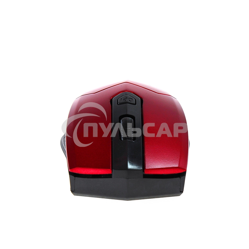 Мышь беспроводная Crown CMM-934W красный/черный, 1200 dpi, радиоканал, USB, кнопки - 4