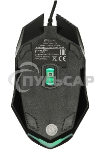 Мышь проводная Oklick 396M INSOMNIA черный, 1000 dpi, USB, кнопки - 3