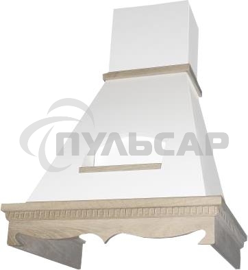 Вытяжка каминная Elikor Бельведер 60П-650-П3Д бежевый/дуб, 60 см, 650 куб. м/ч, 60 дБ