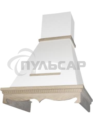 Вытяжка каминная Elikor Бельведер 60П-650-П3Д бежевый/дуб, 60 см, 650 куб. м/ч, 60 дБ