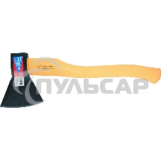 Топор кованный, в сборе, 700/900 г, деревянное топорище, 400 мм, А-0(Труд) ВачаРоссия