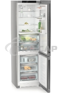 Холодильник Liebherr CBNsdc 573i-22 серебристый двухкамерный 266/94л морозилка снизу, No Frost