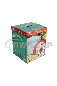 Сушилка для овощей и фруктов Великие реки Ветерок-5, 5 поддонов, цветная упаковка