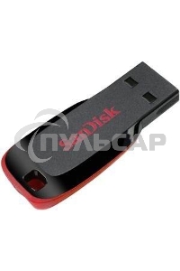 Флешка USB Sandisk 64 Gb Cruzer Blade SDCZ50-064G-B35 USB 2.0 черный/красный