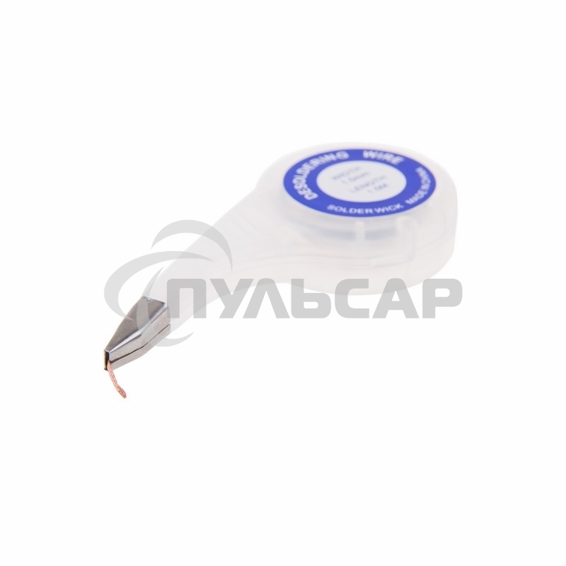 Оплетка для удаления припоя Rexant, медная, 1.5 мм x 1.5 м, диспенсер