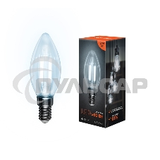 Лампа светодиодная филаментная Rexant Свеча CN35 7.5 Вт 600 Лм 4000K E14 прозрачная колба