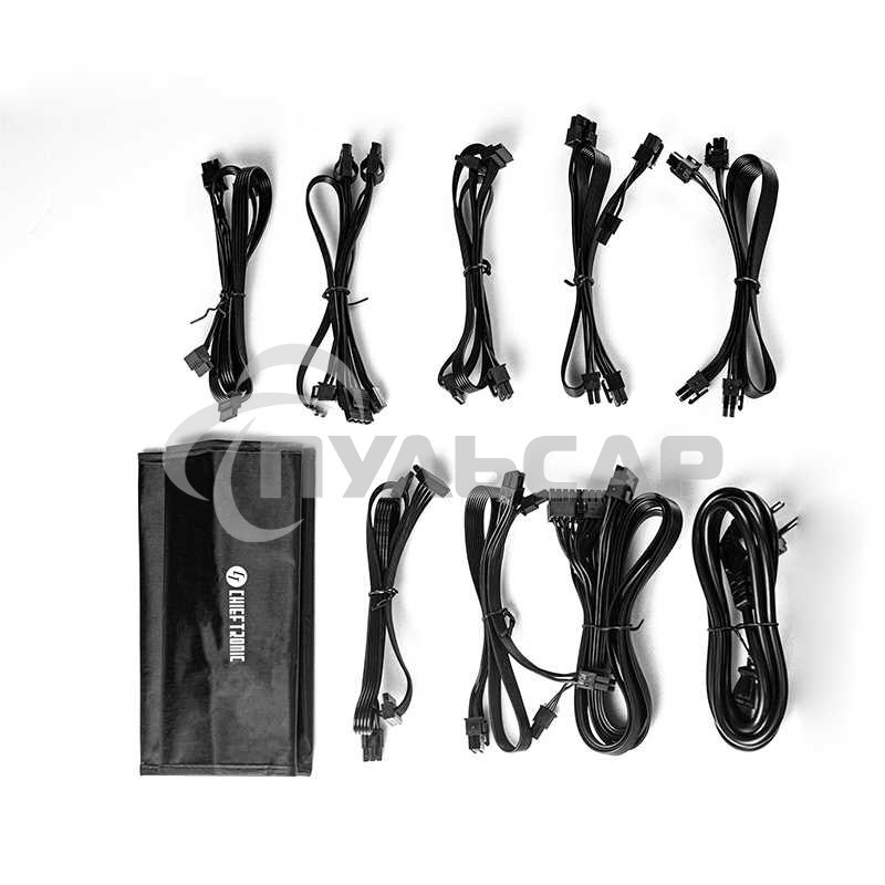 Блок питания Chieftec GPX-750FC, 750Вт, 80 PLUS Gold, 120мм, модульный, черный