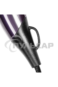 Фен для волос Galaxy Line GL 4338, фиолетовый,1200 Вт, 2 скорости потока воздуха, складная ручка, насадка-концентратор, подвесная петля, длина шнура питания 170 см