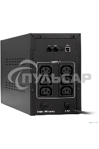Источник бесперебойного питания ExeGate EP287659RUS SpecialPro Smart LLB-3000.LCD.AVR.C13.RJ.USB 3000VA/1800W, LCD, AVR, 6*IEC-C13, RJ45/11, USB, черный