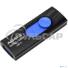 Флешка USB ADATA UV320 (AUV320-64G-RBKBL), 64 Gb, USB 3.1, R/W 100/30, черный/синий