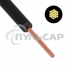 Провод ПуГВ (ПВ-3) 1,5 мм² 500 м черный ГОСТ 31947-2012,ТУ 16-705. 501-2010 Провод ПуГВ (ПВ-3) 1,5 мм² 500 м черный ГОСТ 31947-2012,ТУ 16-705. 501-2010