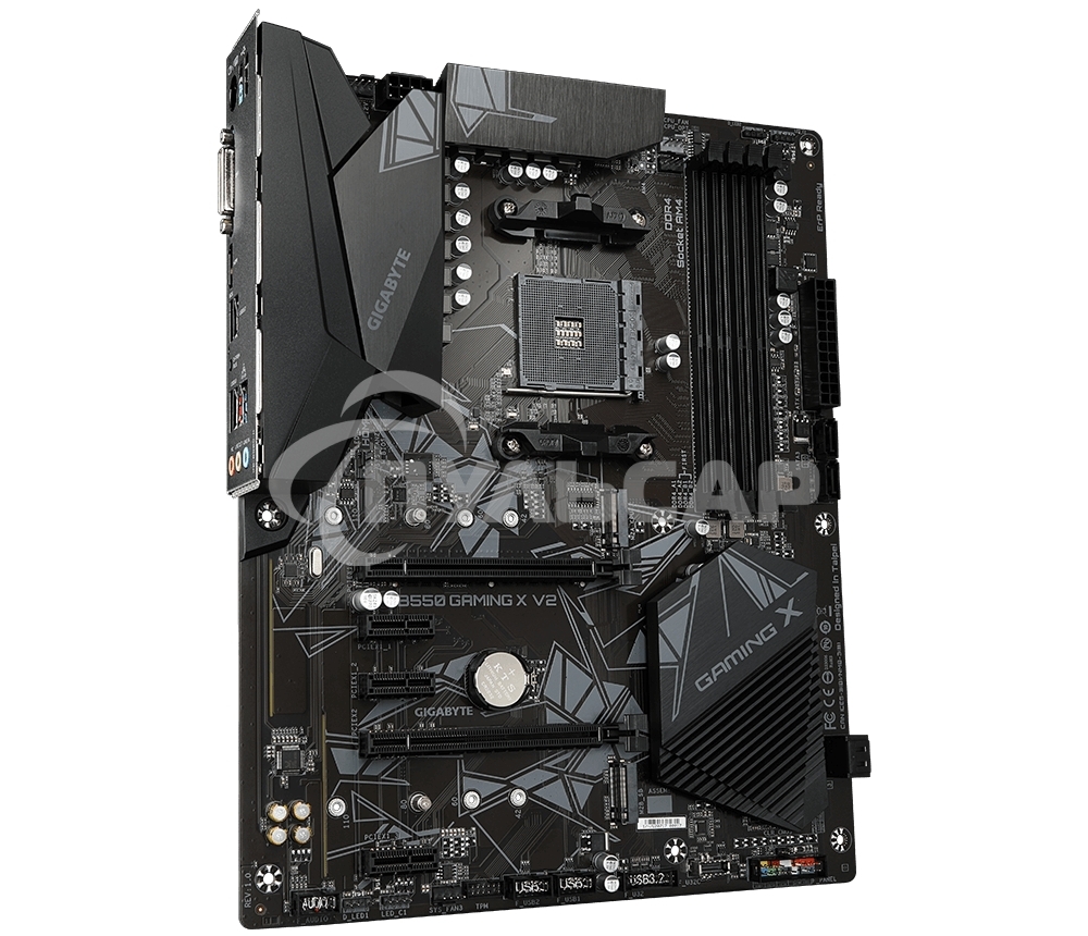 Материнская плата Gigabyte B550 GAMING X V2, AM4, AMD B550, 4xDDR4, 4xSATA, 2xM.2, 1xPCI-E 4.0 x16, 1xPCI-E 3.0 x2, 1xHDMI, 1xDVI-D, 1x 1Gb LAN, 1xUSB 3.2 Gen 2, 3xUSB 3.2 Gen 1, 2xUSB 2.0, 3x3.5 мм, 7.1, Standard-ATX