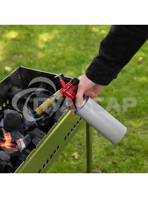 Горелка Matrix профессиональная на газовый баллон пьезоподжиг металл. корпус