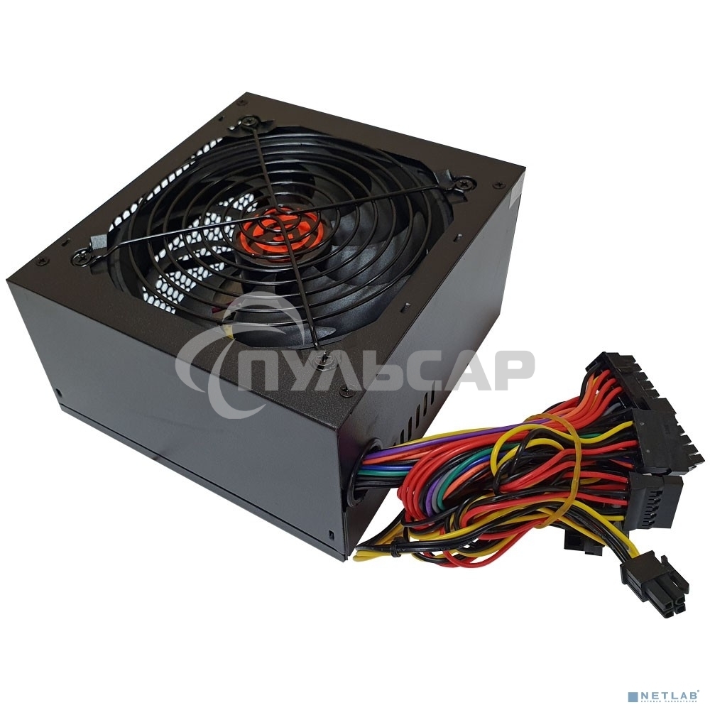 Блок питания Ginzzu SB500, 500Вт, 120мм, черный